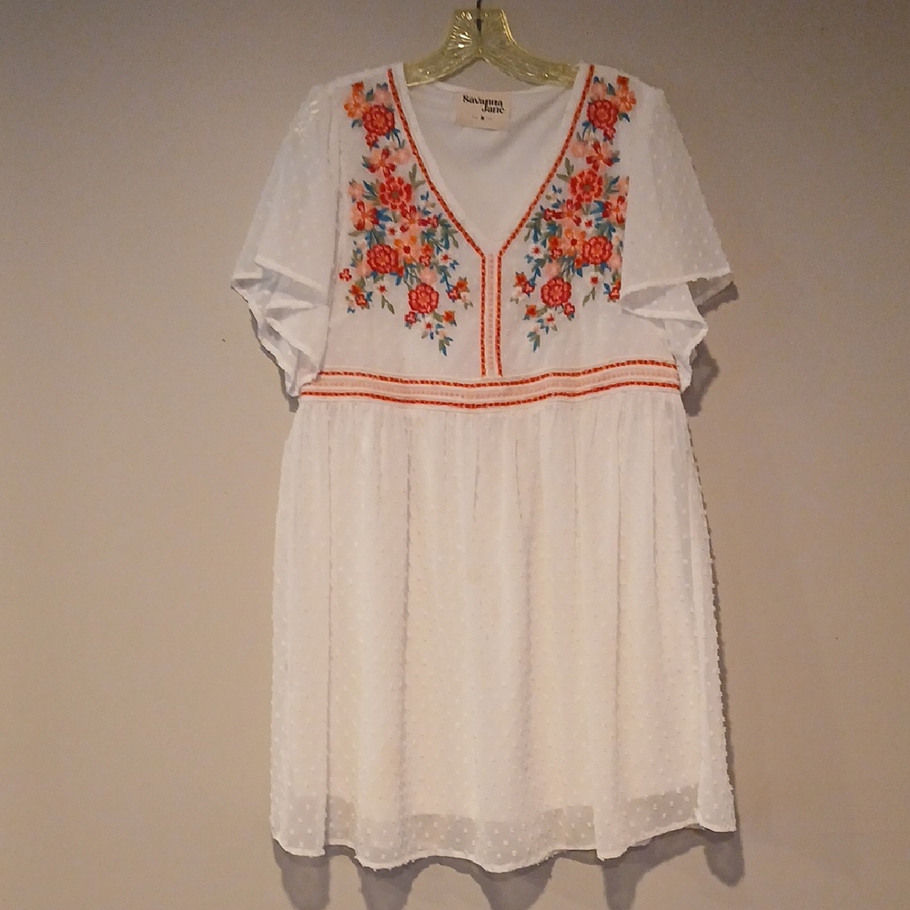 Embroidered Summer Dress